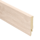 Rechte folieplint 70x14 eik licht beige
