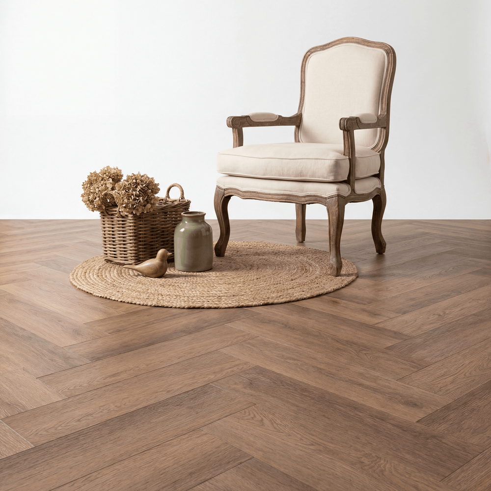 Altessa Visgraat Roasted Plak PVC - Vloerenbeer