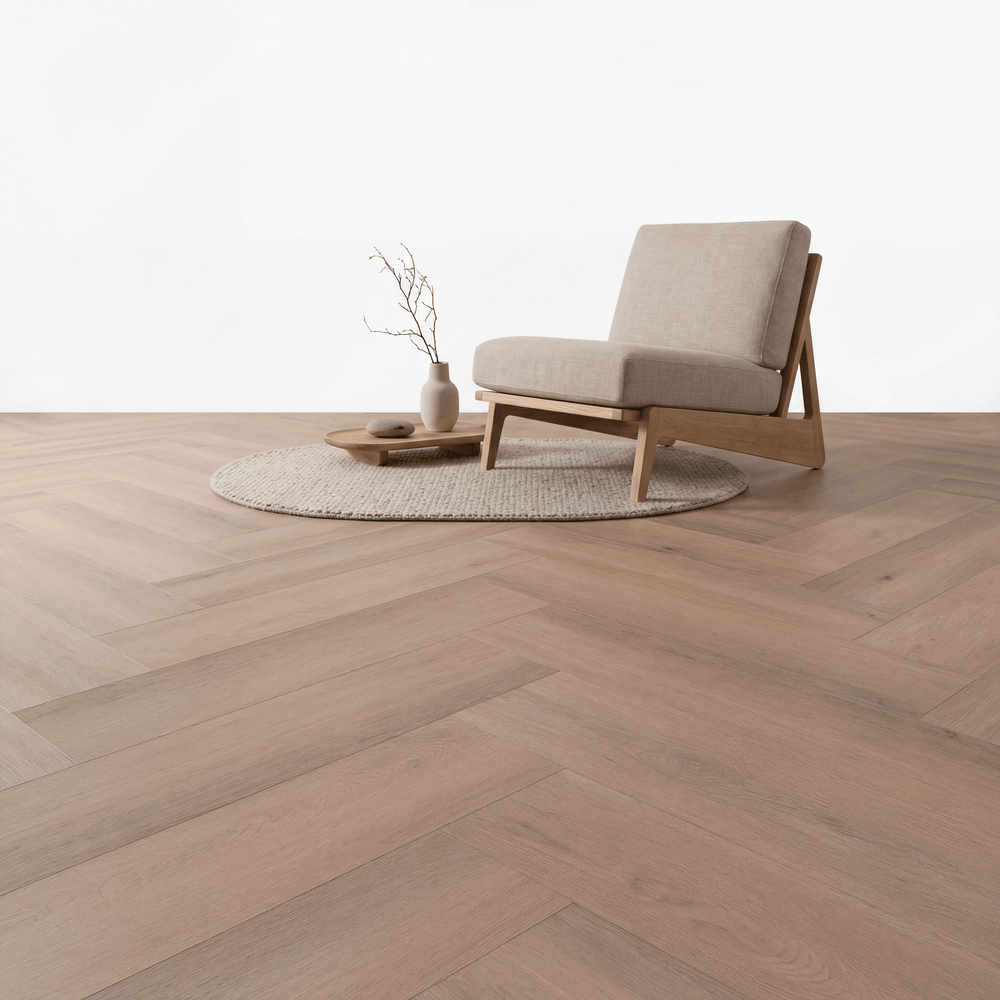 Altessa Visgraat Smoky Plak PVC - Vloerenbeer