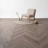 Lux Tenebrae Chevron Chêne Fumé PVC en Planches