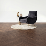 Reverie Chevrons Chêne Foncé PVC Clipsable