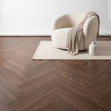Reverie Chevrons Chêne Foncé PVC Clipsable