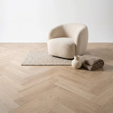 Madera Chevrons Blanc Blanchi Fumé PVC en Planches