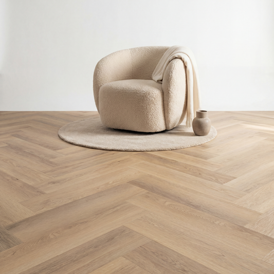 PVC en lames Altessa Chevrons Beige