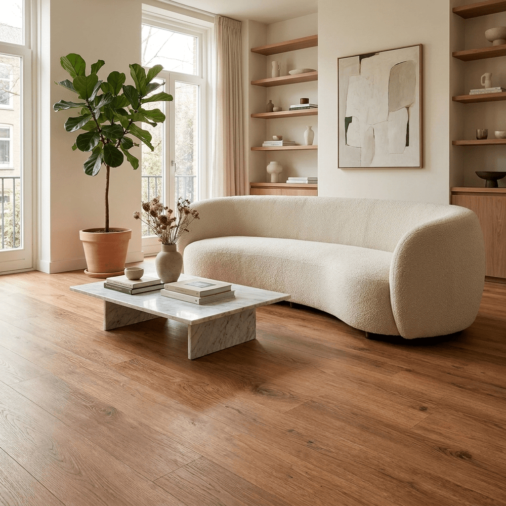 Dunea Rechte Plank Warm Oak Klik PVC - Vloerenbeer