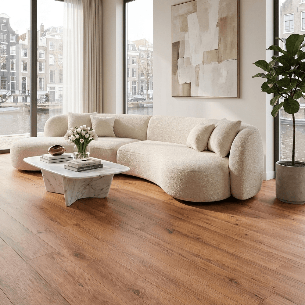 Dunea Rechte Plank Warm Oak Klik PVC - Vloerenbeer