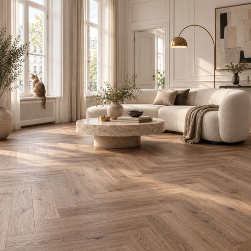 Dunea Visgraat Natural Oak Klik PVC