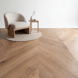 Lux Tenebrae Chevron Warm Oak Plak PVC - Vloerenbeer
