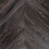 Lux Tenebrae Chevron Chêne Noir Brûlé Lame PVC