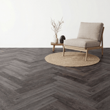 Lux Tenebrae Visgraat Charred Black Oak Plak PVC - Vloerenbeer