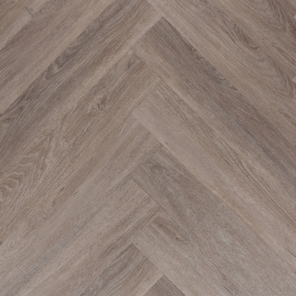 Lux Tenebrae Visgraat Smoky Oak Plak PVC - Vloerenbeer