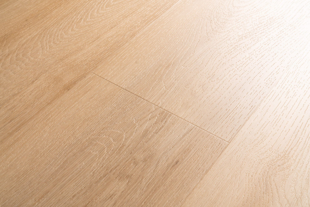 Madera Rechte Plank Beige Plak PVC - Vloerenbeer