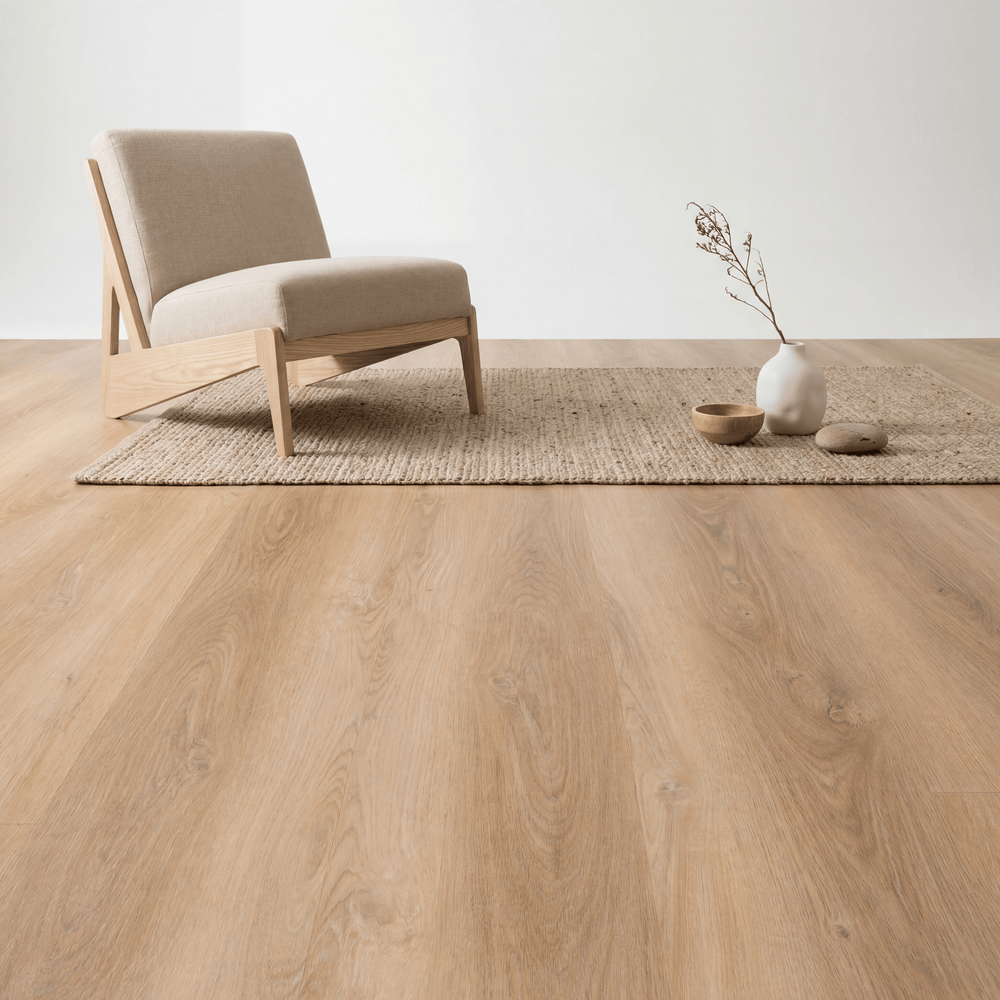 Madera Rechte Plank Natural Plak PVC - Vloerenbeer