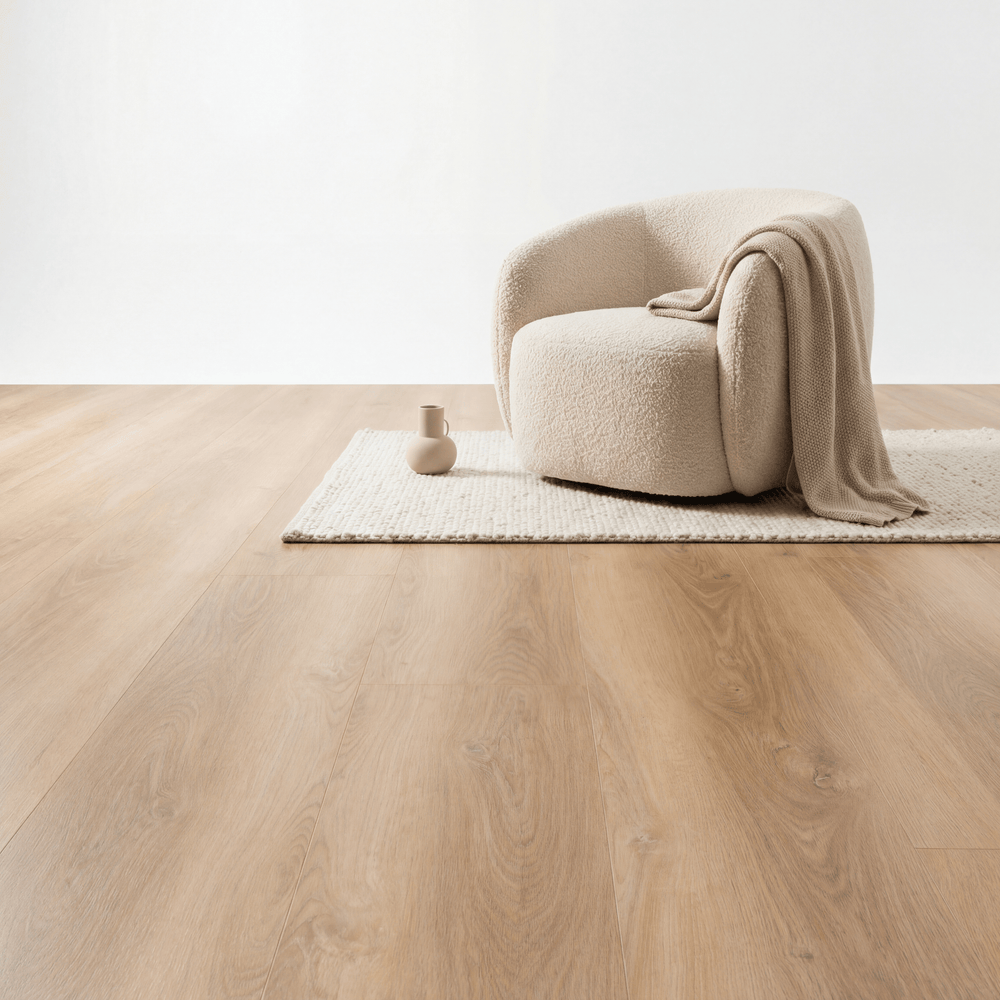Madera Rechte Plank Natural Plak PVC - Vloerenbeer