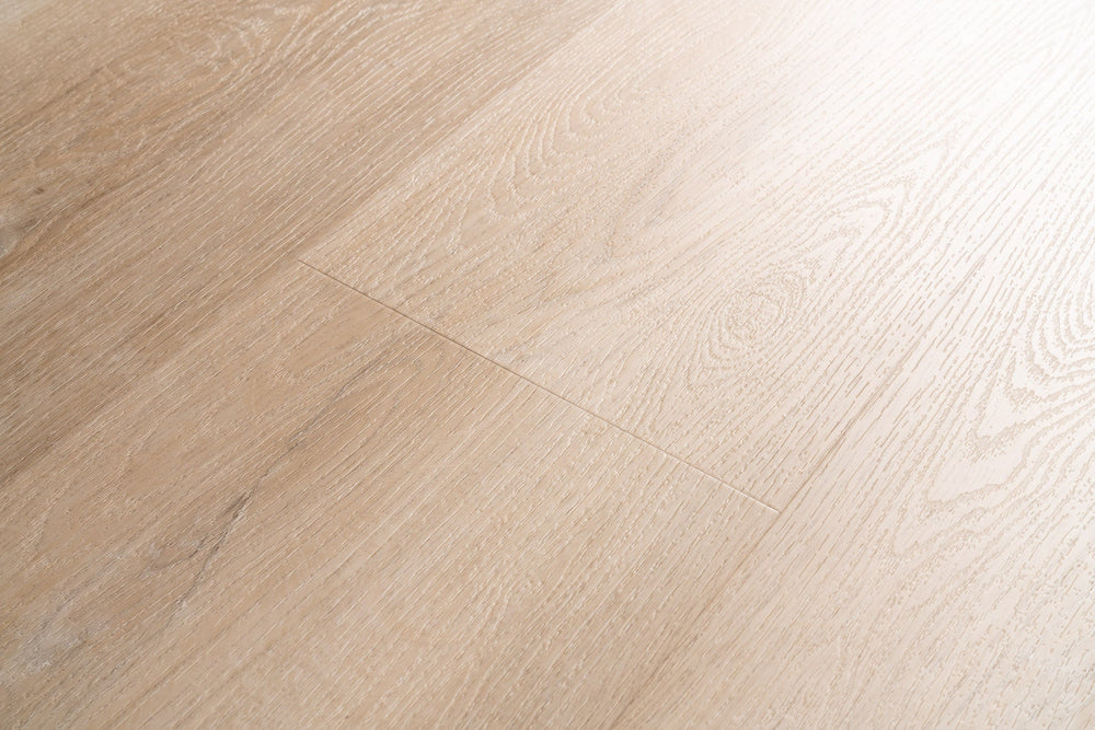 Madera Rechte Plank White Wash Smoky Plak PVC - Vloerenbeer