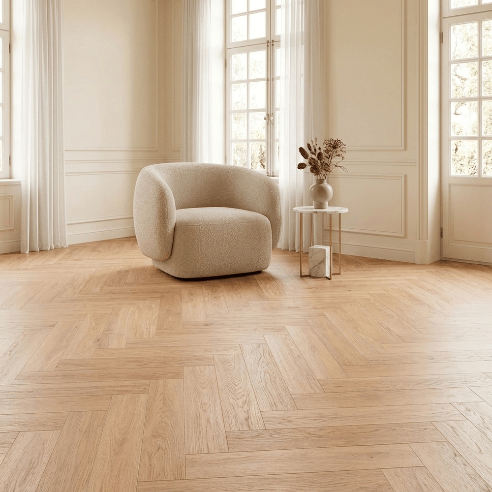 Natura Visgraat Warm Oak Klik PVC - Vloerenbeer