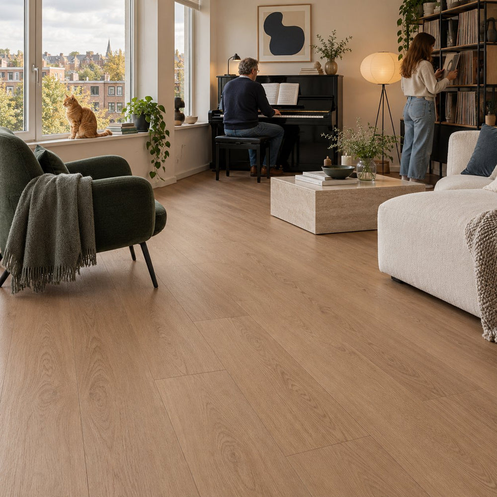 Pure Rechte Plank Smoky Plak PVC - Vloerenbeer