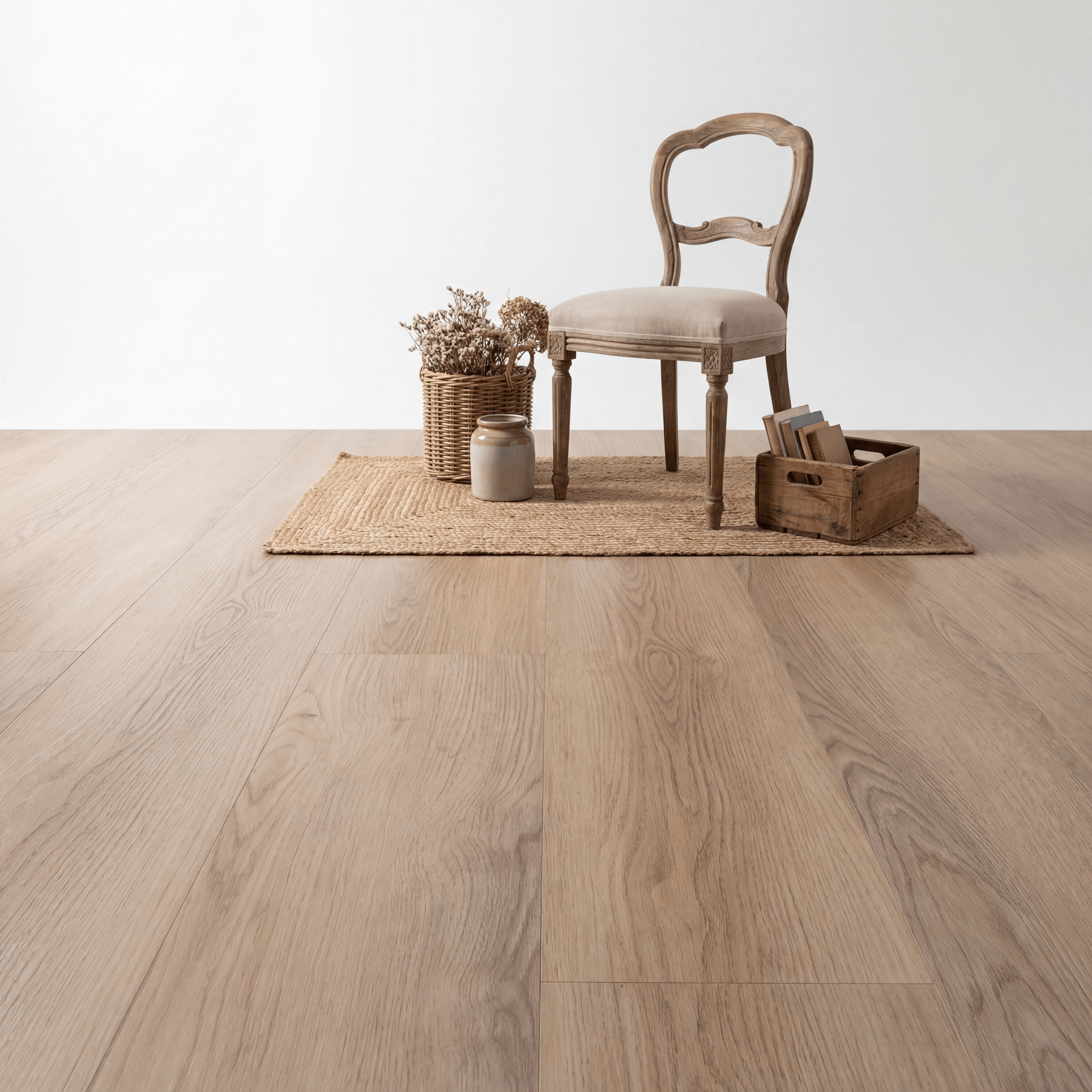 Reverie Rechte Plank Beige Oak Klik PVC - Vloerenbeer