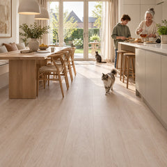 Dunea Rechte Plank Beige Oak Klik PVC interieur