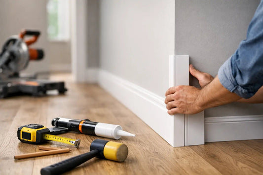 Hoe plaats je hoge plinten zonder gedoe? - Vloerenbeer