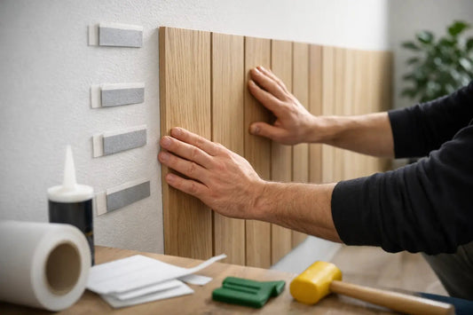 Wandpanelen monteren zonder boren: zo doe je dat - Vloerenbeer