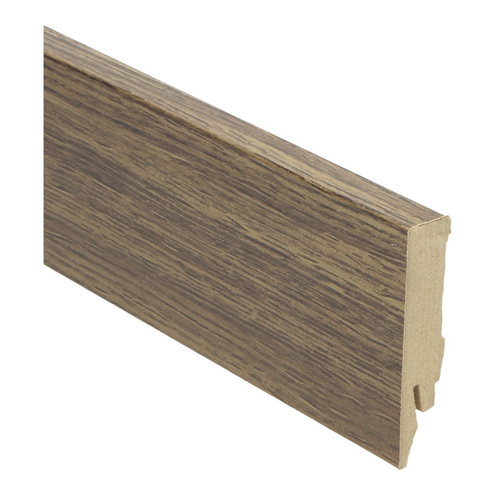 Plinthe droite revêtue 70x14 Verdon Chêne marron