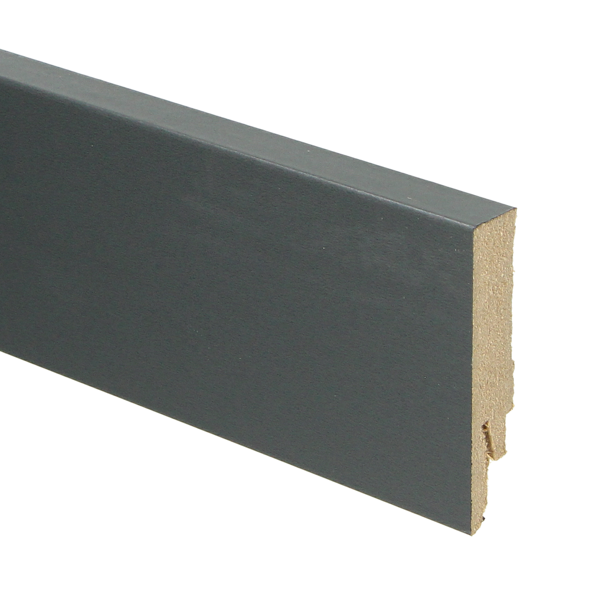 Plinthe droite filmée 70x14 anthracite RAL 7016