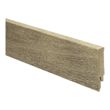 Plinthe droite plaquée 70x14 chêne clair huilé
