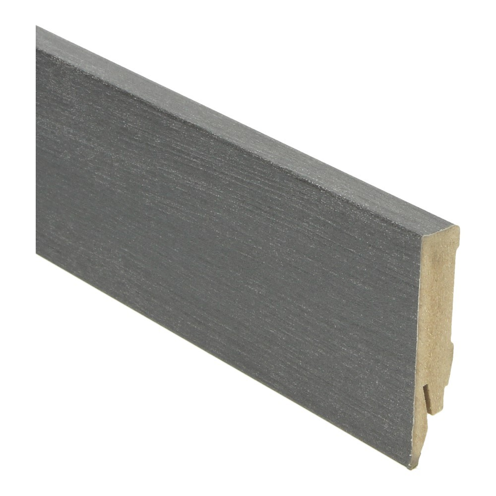 Plinthe droite filmée 70x14 chêne vulcano