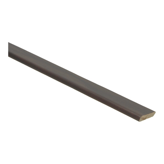 Plinthe à coller palissandre vernis noir