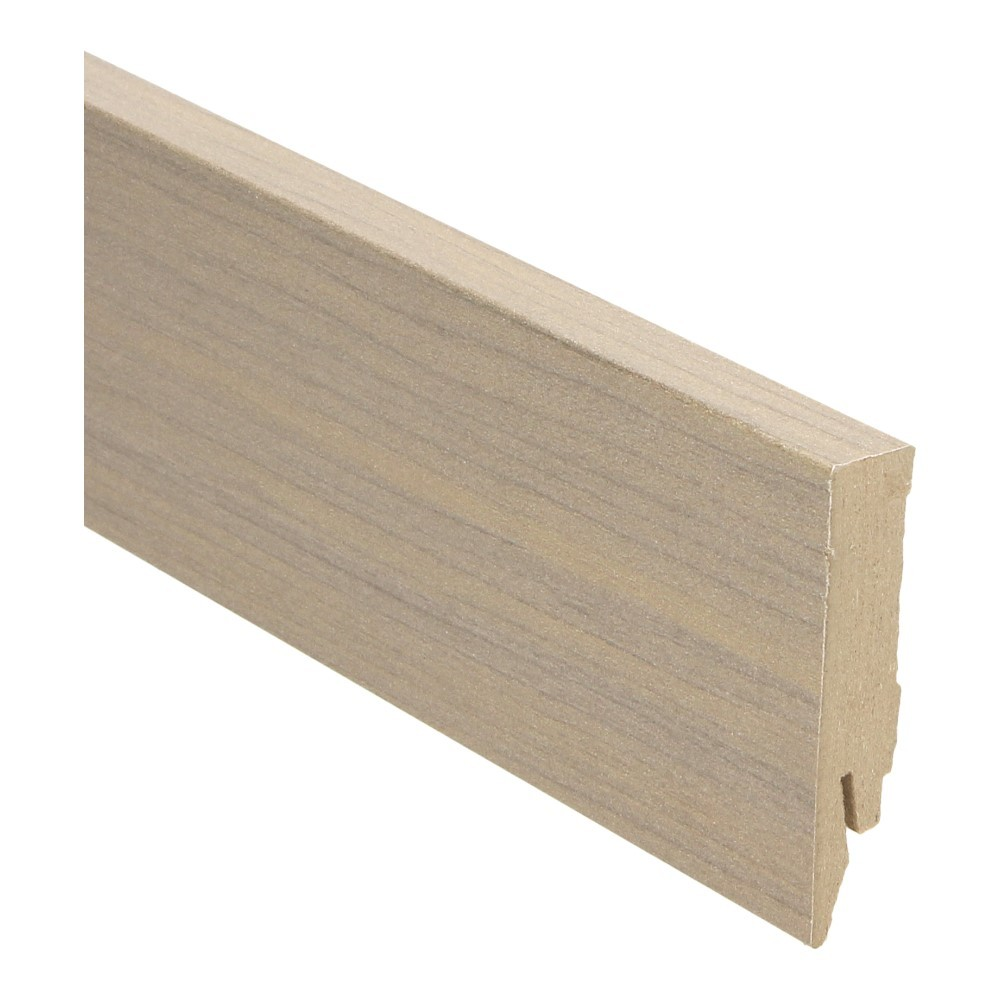 Plinthe droite plaquée 70x14 pin vieilli