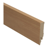 Plinthe droite plaquée 70x14 merisier clair