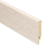 Plinthe droite en aluminium 70x14 chêne de montagne grisé