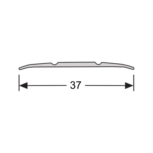 Profilé de dilatation autoadhésif 37 mm alu INOX