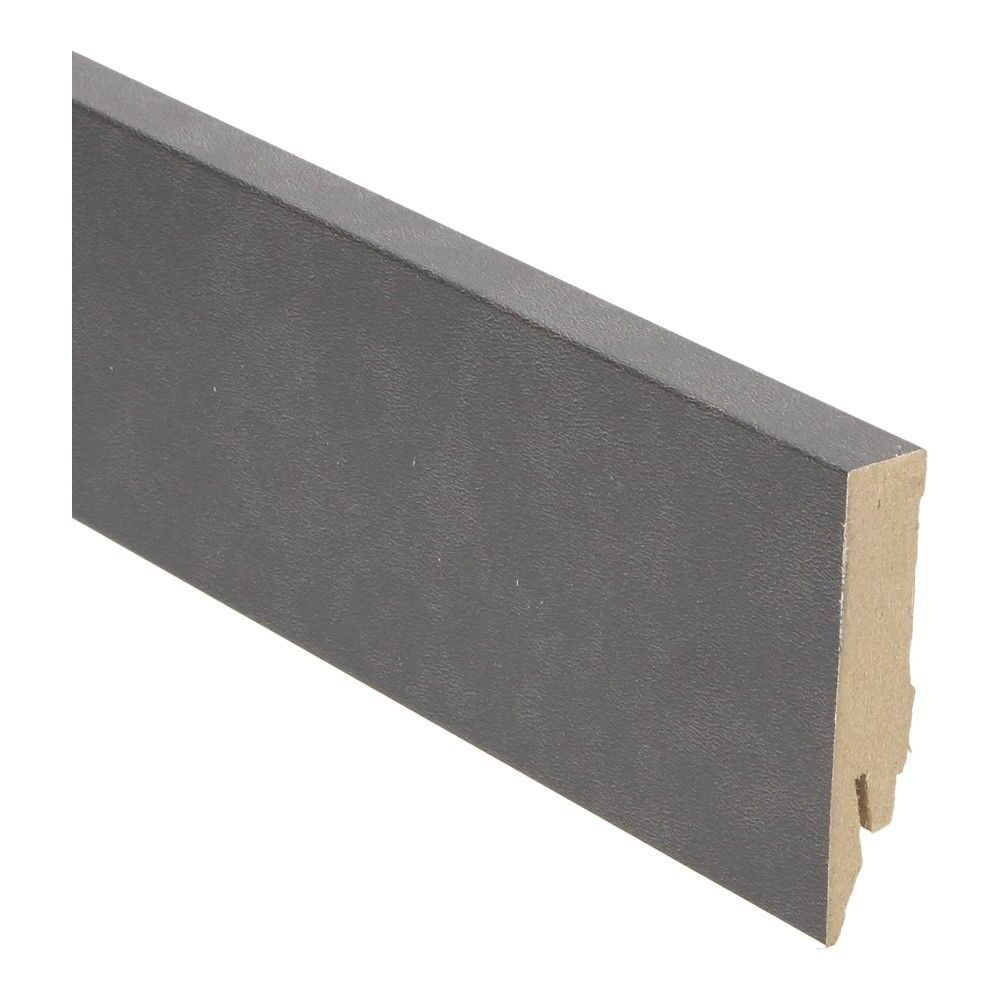 Plinthe droite filmée 70x14 carrelage bleu