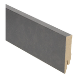 Plinthe droite filmée 70x14 carrelage bleu