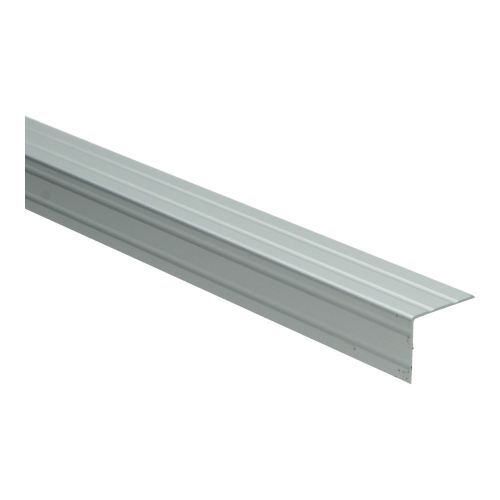 Cornière duo autocollante 24,5 x 30 mm argentée