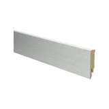 Plinthe droite recouverte 70x14 chêne blanc coton