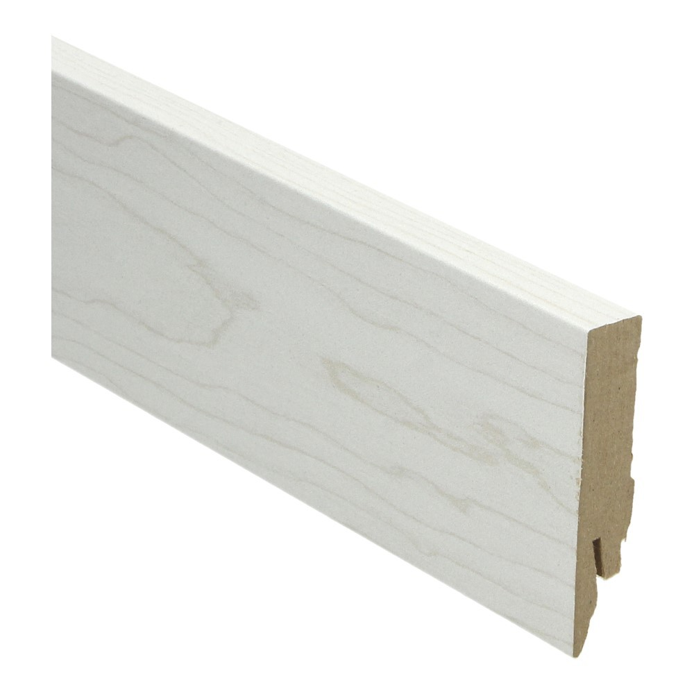 Rechte folieplint 70x14 elzen wit