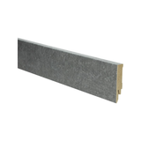 Plinthe droite filmée 70x14 béton gris foncé