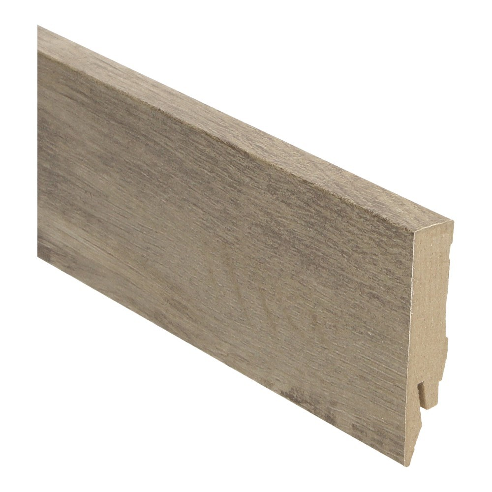 Plinthe droite pelliculée 70x14 Chêne Country vert