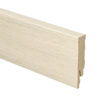 Rechte folieplint 70x14 eiken helder