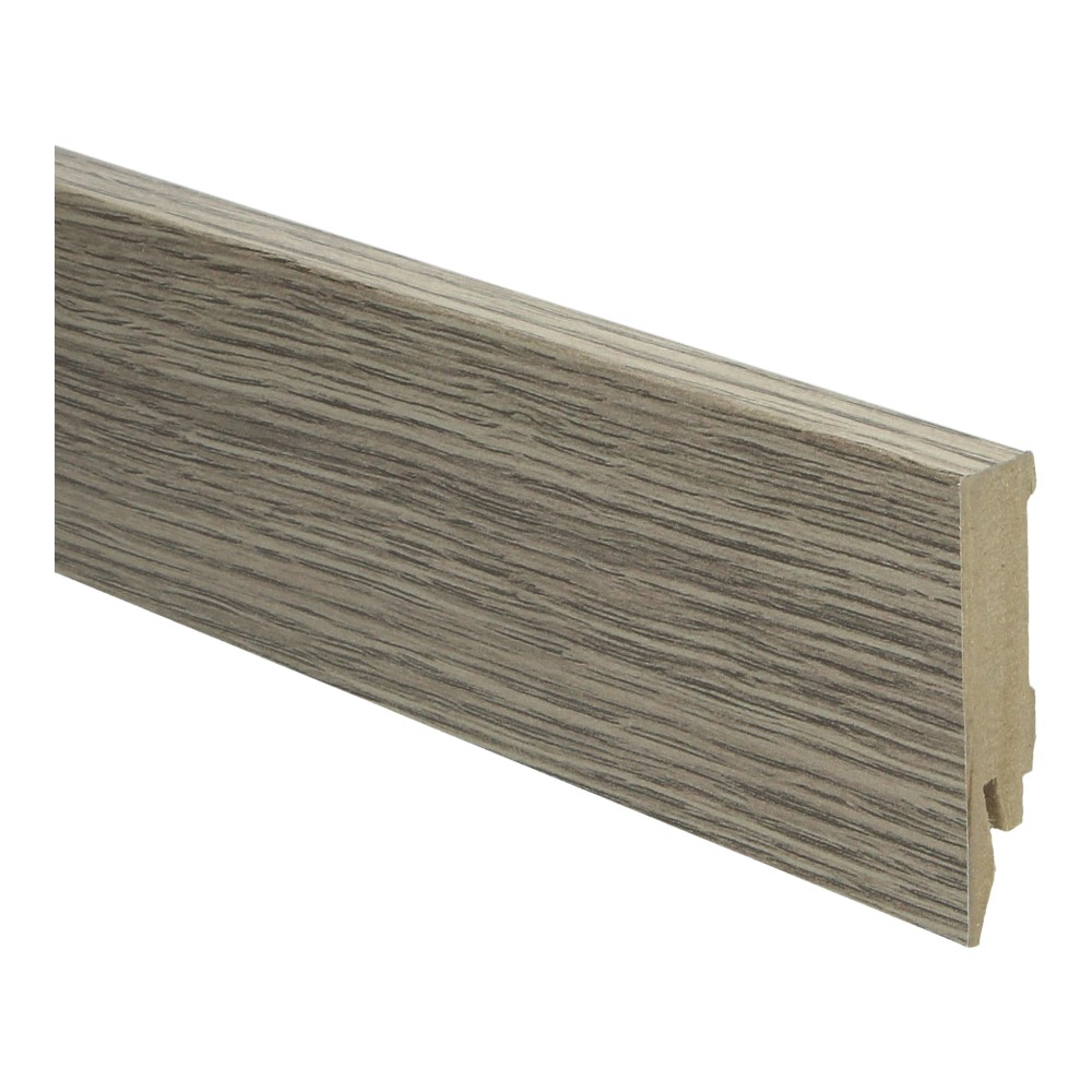 Plinthe droite enrobée 70x14 chêne château