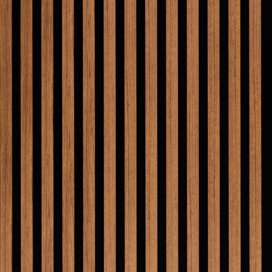 Akoestische Wandpaneel Teak 2800x600x19mm