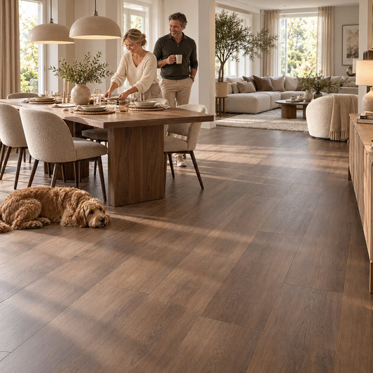 Altessa Rechte Plank Brown Plak PVC - Vloerenbeer