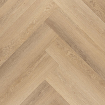 Altessa Visgraat Beige Plak PVC – de vloer van dichtbij