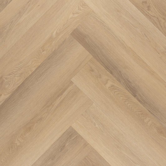 Altessa Visgraat Beige Plak PVC - Vloerenbeer