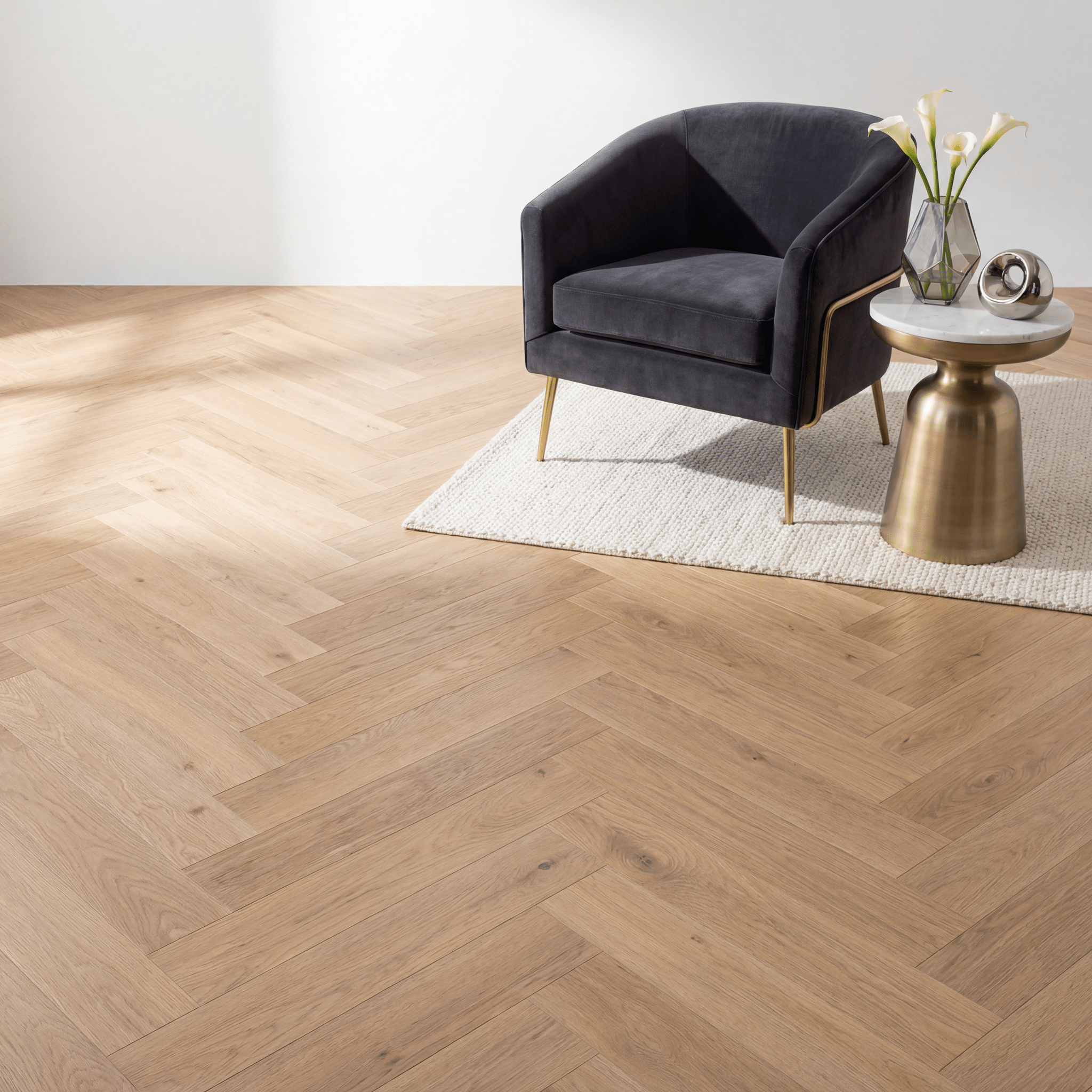 Altessa Visgraat Light Oak Plak PVC - Vloerenbeer