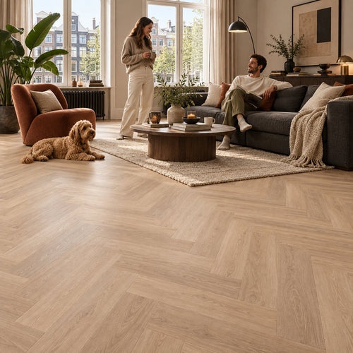 Altessa Visgraat Natural Plak PVC