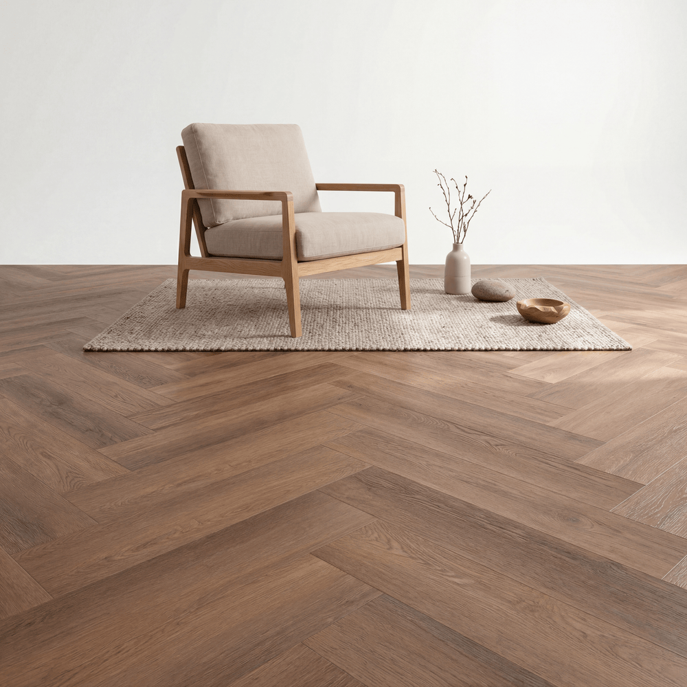 Altessa Visgraat Roasted Plak PVC - Vloerenbeer